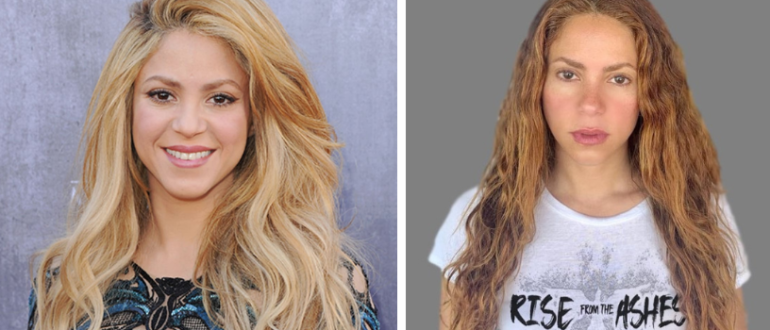 Immer noch sehr schön!: Shakira ohne Make-up