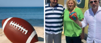 Die Familie ließ einen Ball am Strand zurück, der später ein Leben rettete