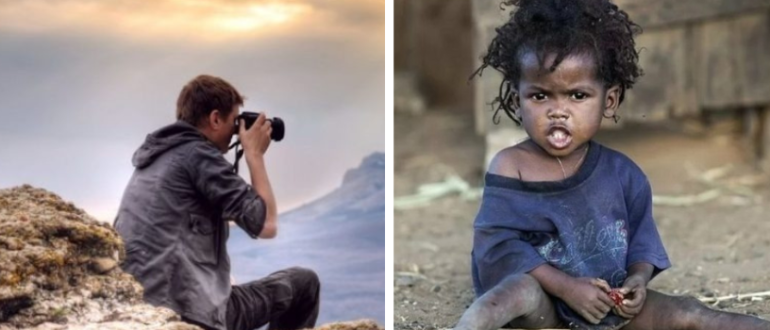 Fotograf adoptierte ein Mädchen aus Somalia