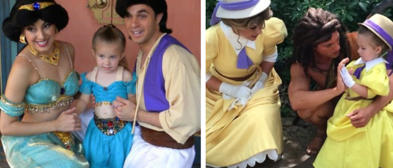 Mama näht Disney-Kostüme für ihre Tochter