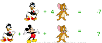 „Mathe-Rätsel“: Kannst du diese Mathe-Rätsel mit Zeichentrickfiguren in 20 Sekunden lösen?