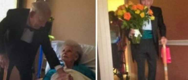 „Die Liebe verschwindet nie“: Älterer Mann überraschte seine Frau zum 57. Hochzeitstag