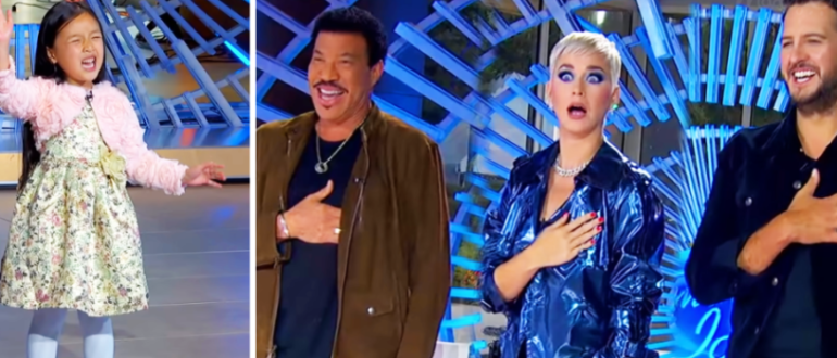 „The Real American Idol“: 7-jähriges Mädchen begeisterte die Jury mit ihrer erstaunlichen Stimme (Video)