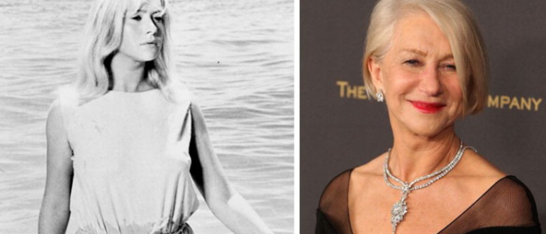 „Das Alter hat keine Macht über sie“: Die 77-jährige Helen Mirren auf dem Laufsteg in einem strahlenden Bild
